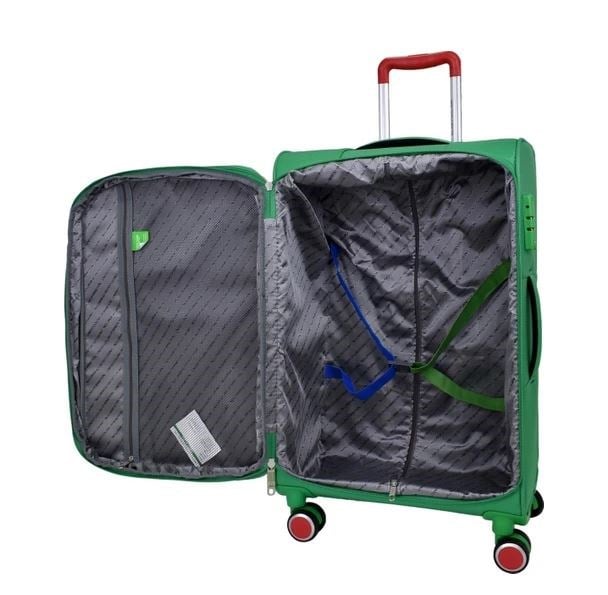 BENETTON BNT2100 KUMAŞ VALİZ YEŞİL ORTA BOY