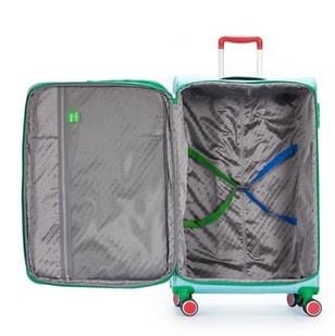 BENETTON BNT2200 KUMAŞ VALİZ TURKUAZ ORTA BOY