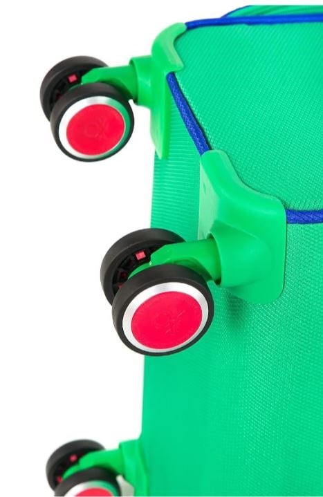 BENETTON BNT2200 KUMAŞ VALİZ YEŞİL 3 LÜ SET