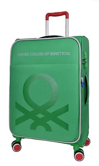 BENETTON BNT2200 KUMAŞ VALİZ YEŞİL BÜYÜK BOY