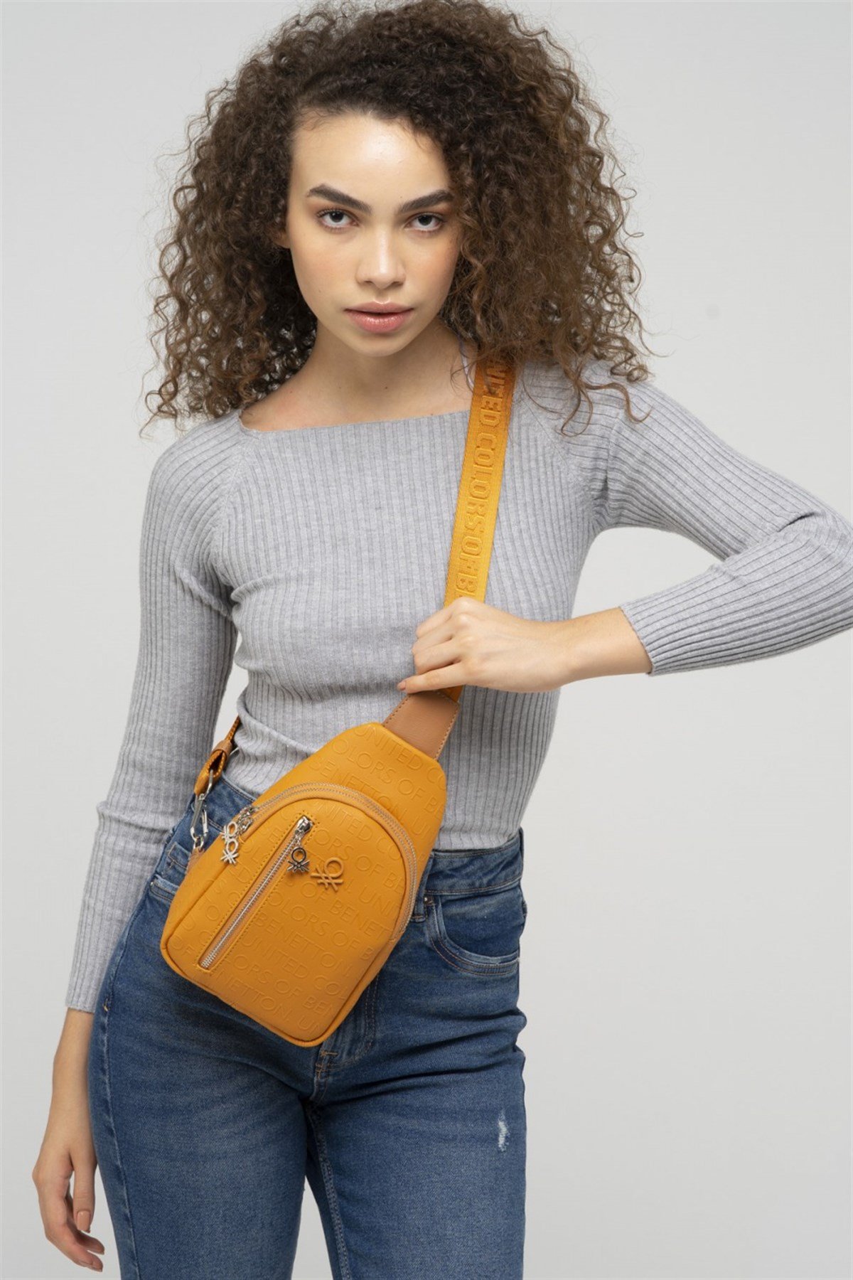 Benettonbnt 864 Kadın Freebag Hardal