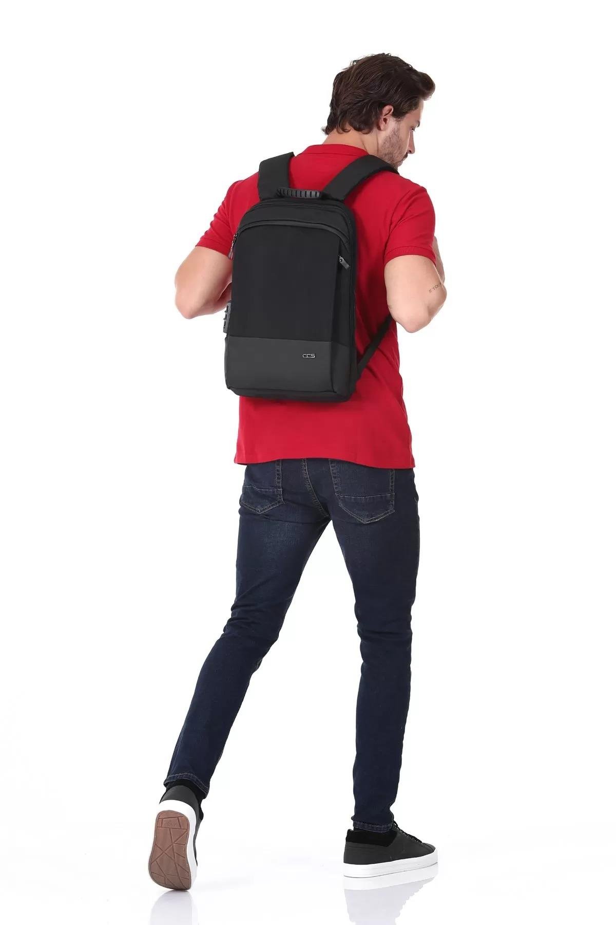 ÇÇS 51349 Laptop Sırt Çantası Siyah