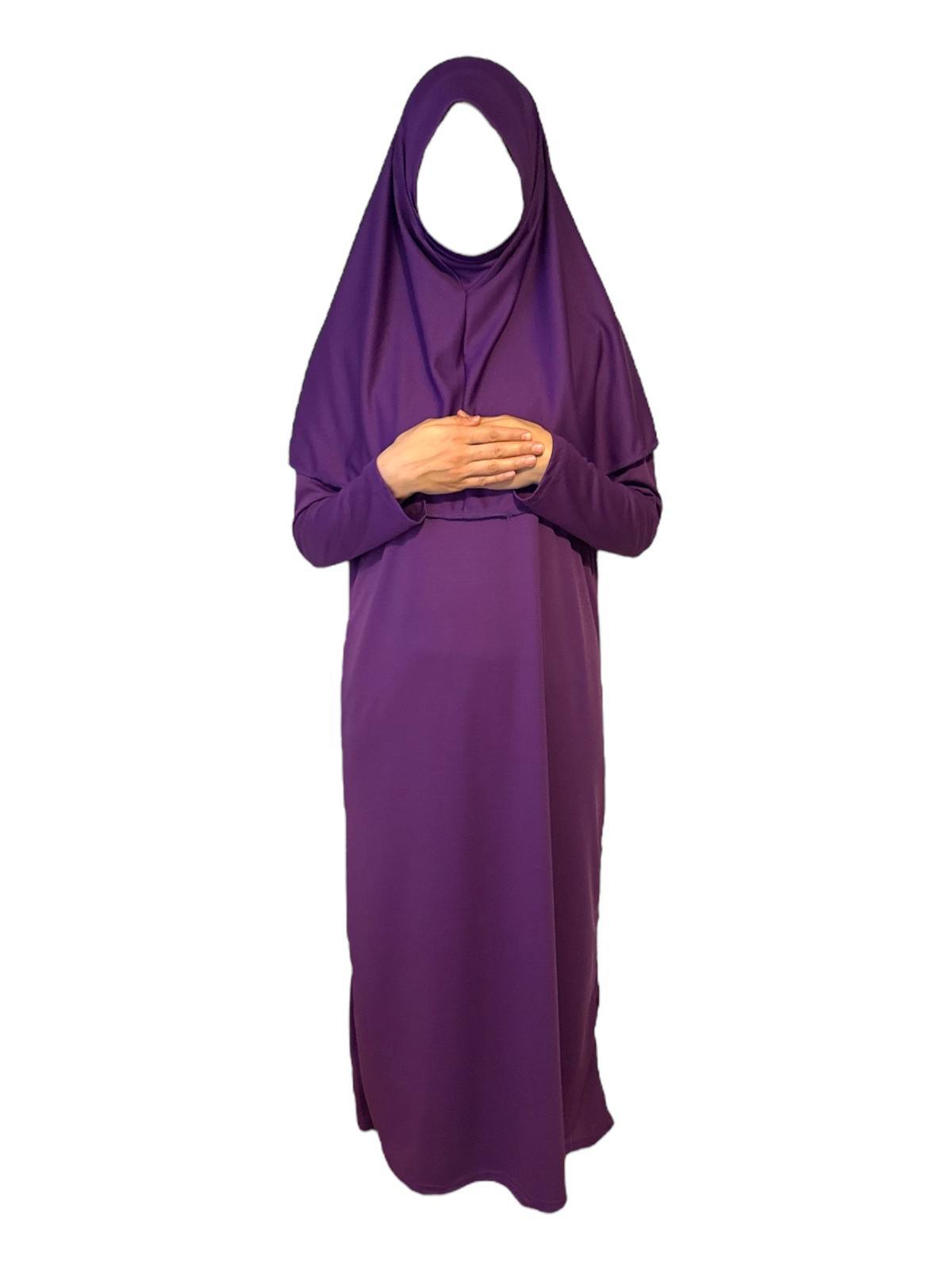 Kız Çocuk Tek Parça Namaz Elbisesi