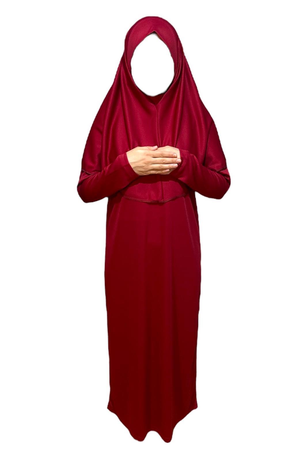 Kız Çocuk Tek Parça Namaz Elbisesi