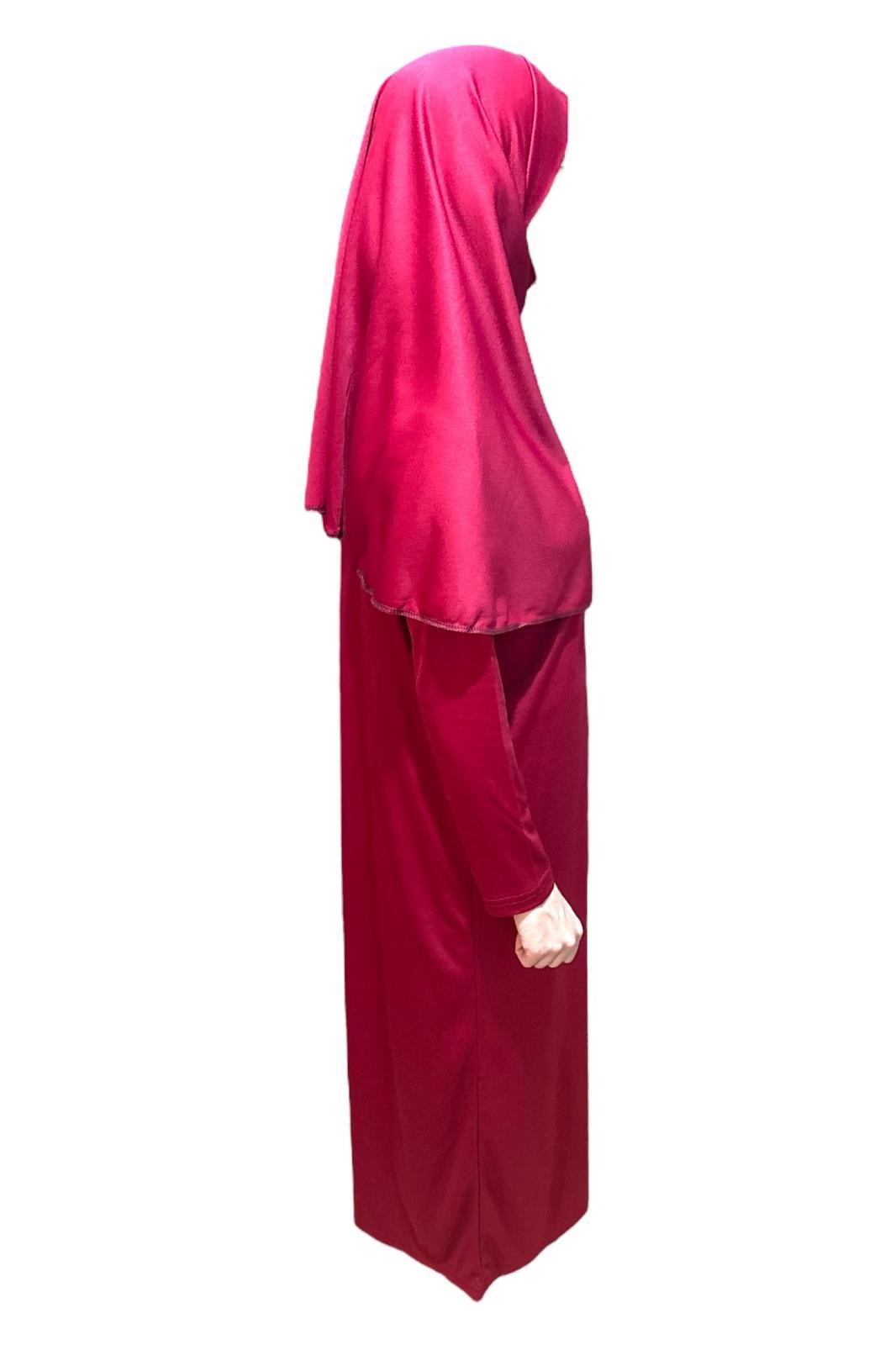 Kız Çocuk Tek Parça Namaz Elbisesi