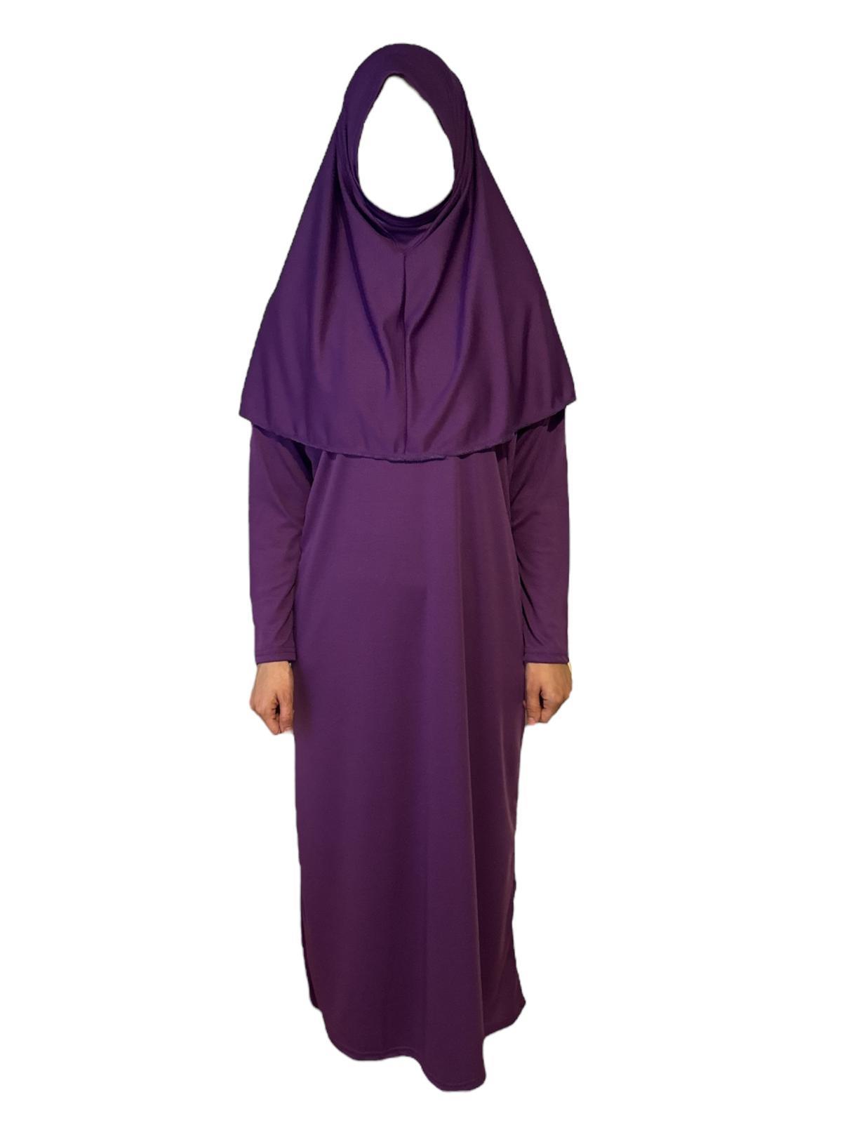 Kız Çocuk Tek Parça Namaz Elbisesi