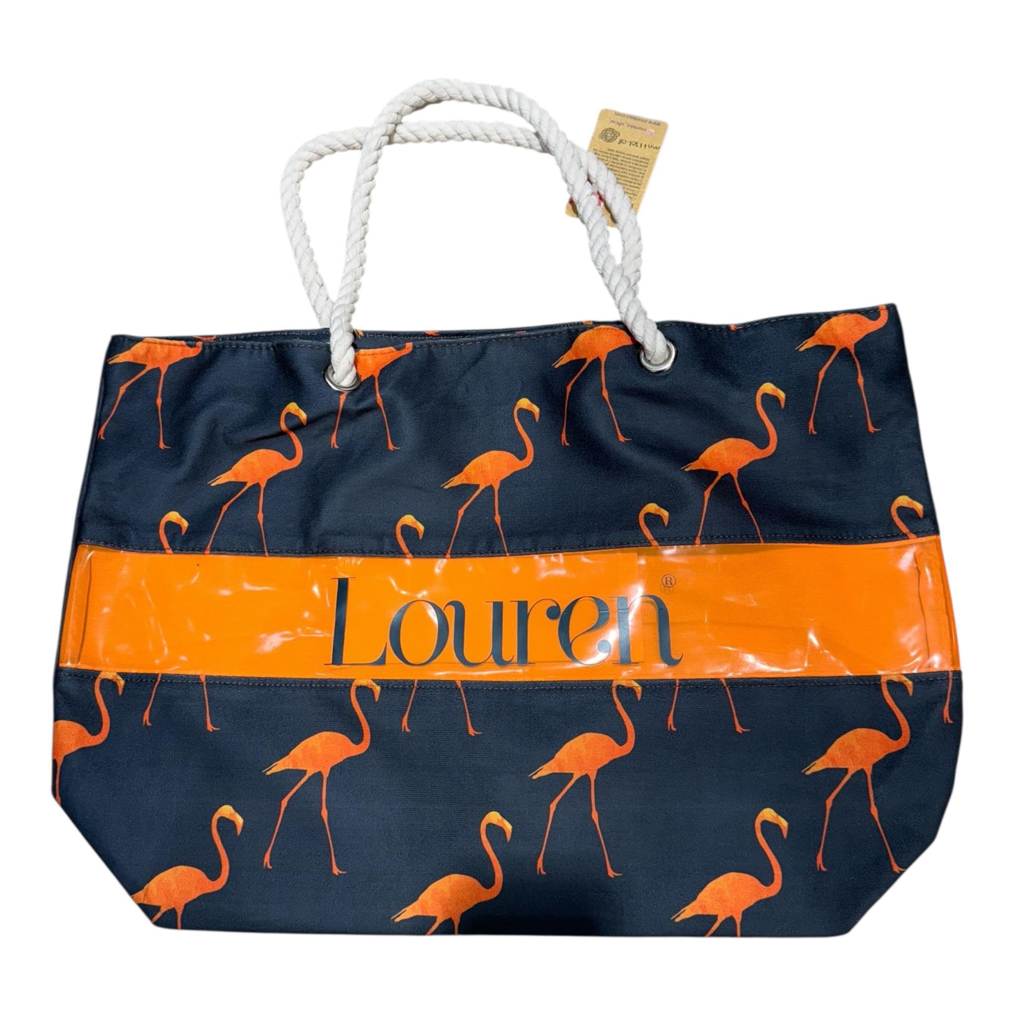 Monte Lui  1011 Plaj Çantası Flamingo Desen