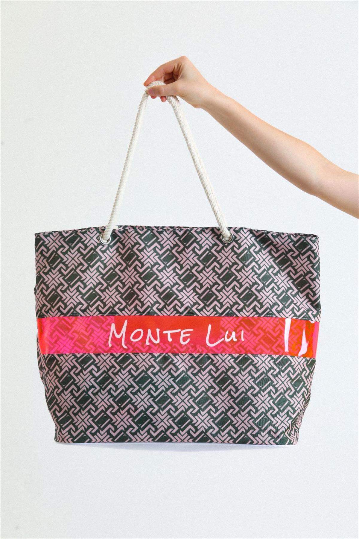 Monte Lui 1301 Plaj Çantası Desenli 