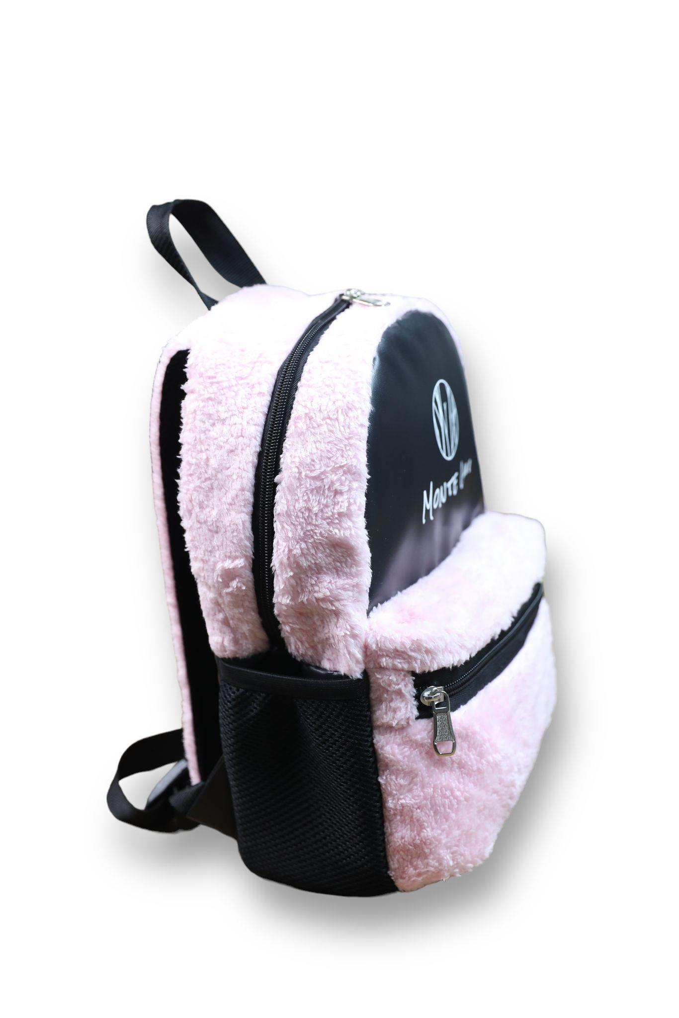 Monte Lui mnt3637 Peluş Sırt Çantası Pembe