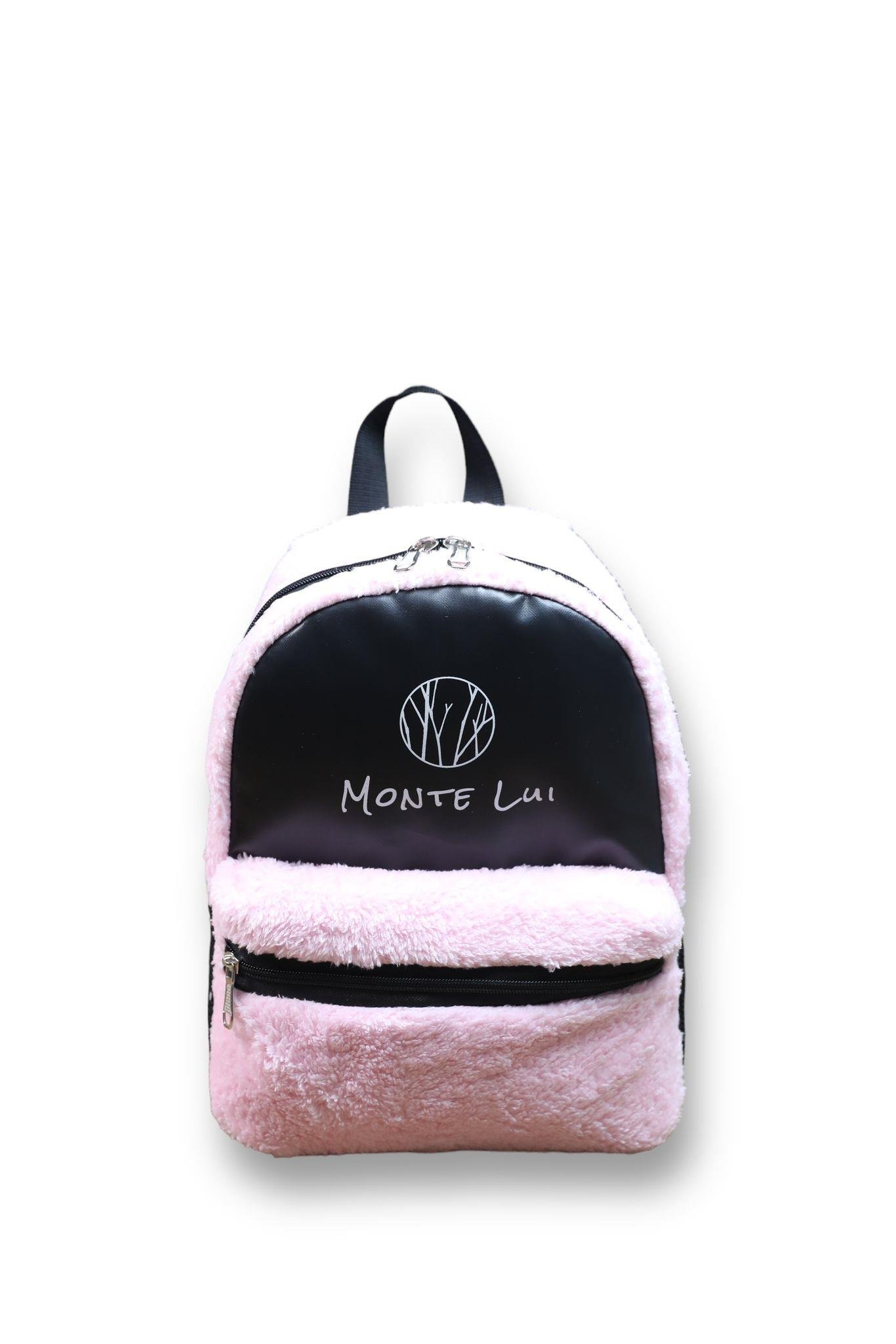 Monte Lui mnt3637 Peluş Sırt Çantası Pembe