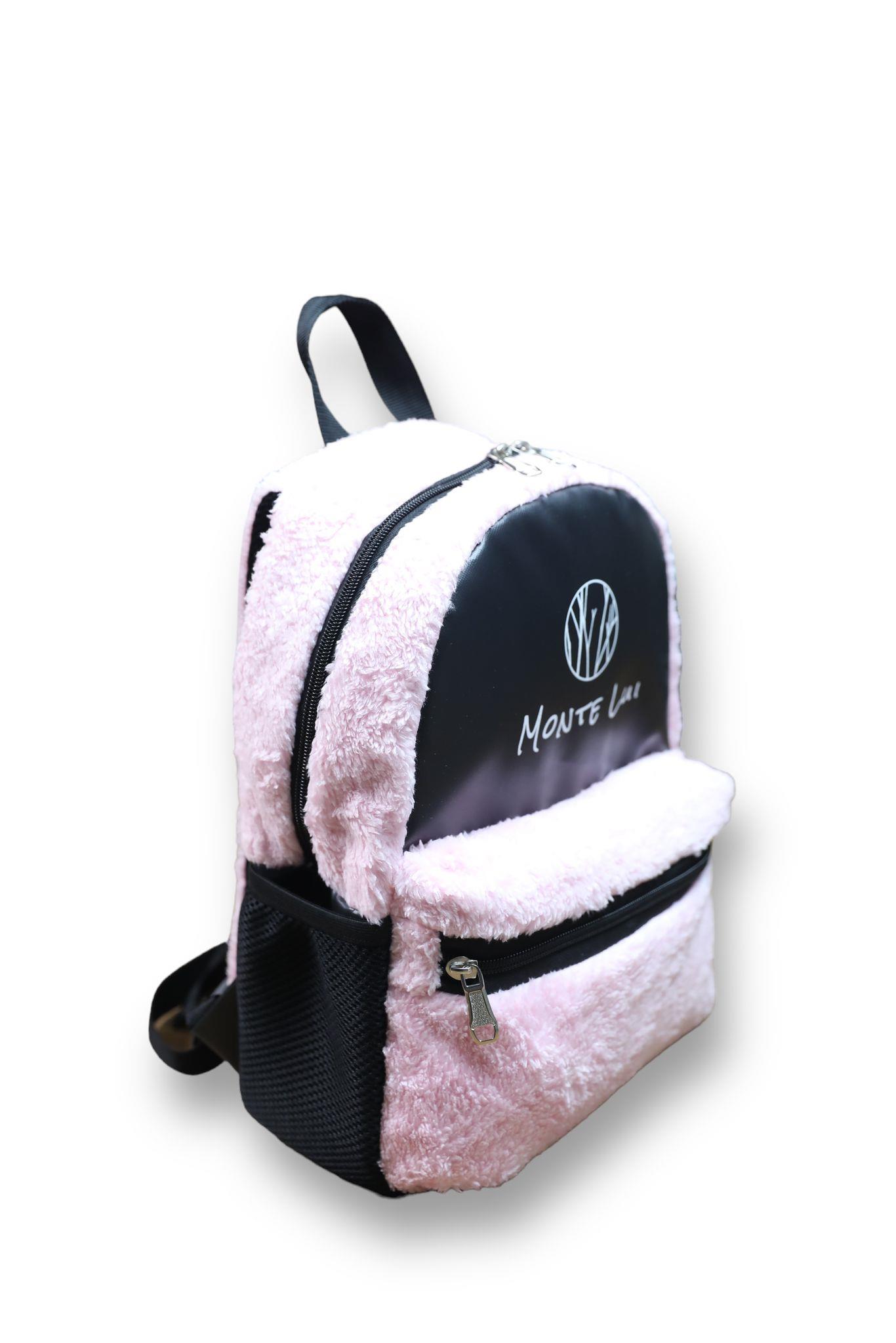 Monte Lui mnt3637 Peluş Sırt Çantası Pembe