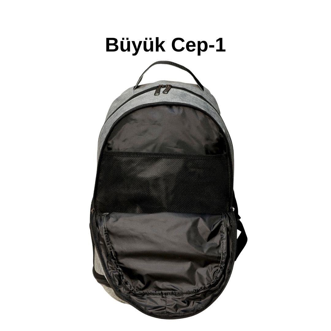 Monte Lui Storm Outdoor Unisex Sırt Çantası Parlak Siyah