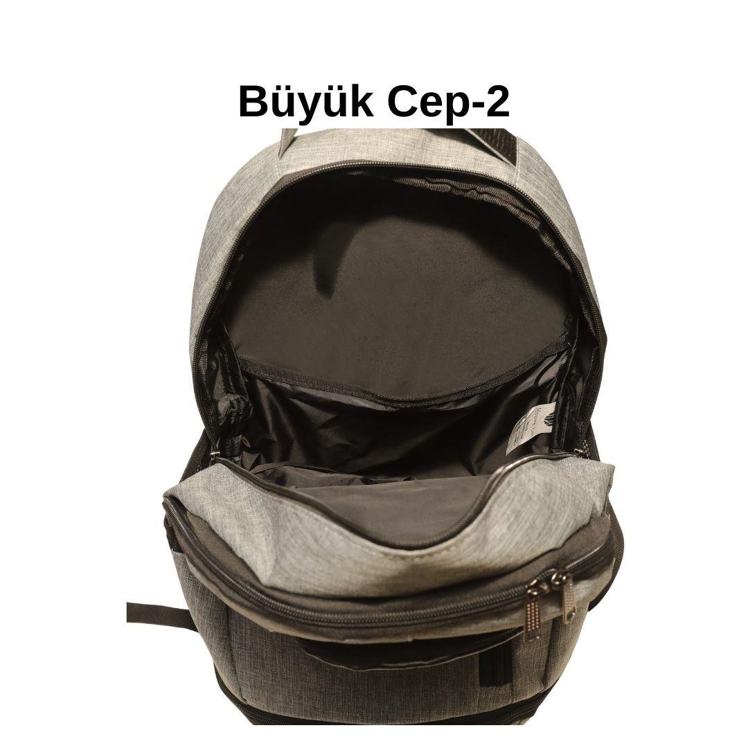 Monte Lui Storm Outdoor Unisex Sırt Çantası Parlak Siyah
