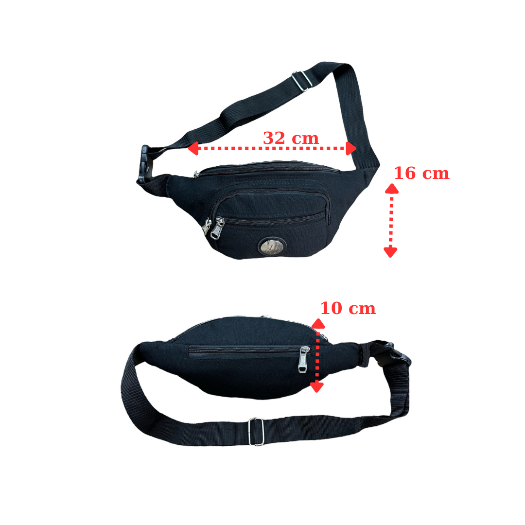 Monte Lui Unisex Kanvas Kumaş Bel ve Çapraz Çanta