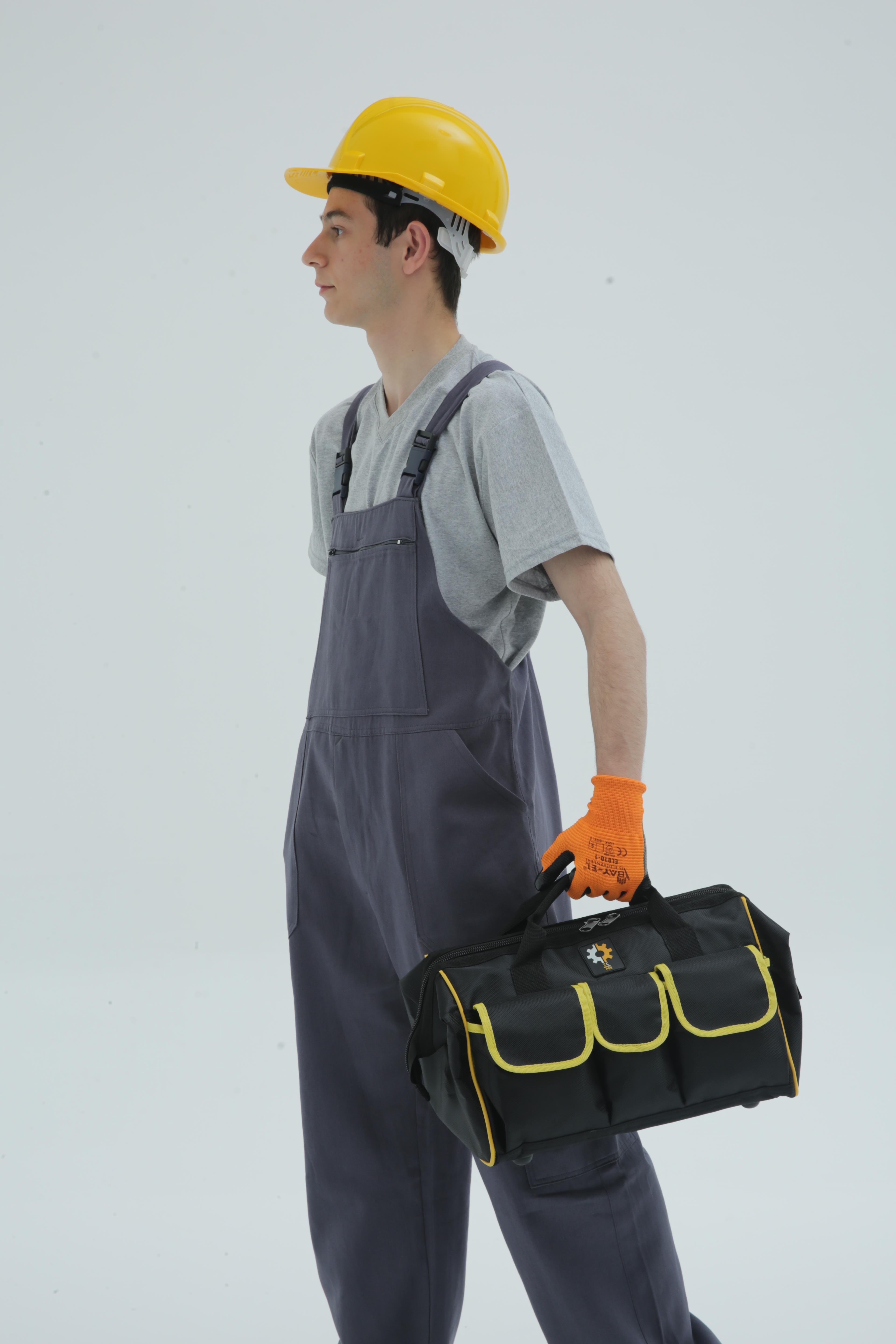 Monte Repairbag mnt2001t 17inç 10'lu Kumaş El Alet Teknisyen Çantası Sarı