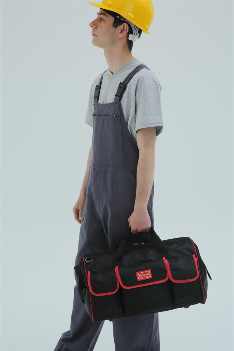 Monte Repairbag mnt2001t 17inç  Teknisyen Alet Çantası Kırmızı