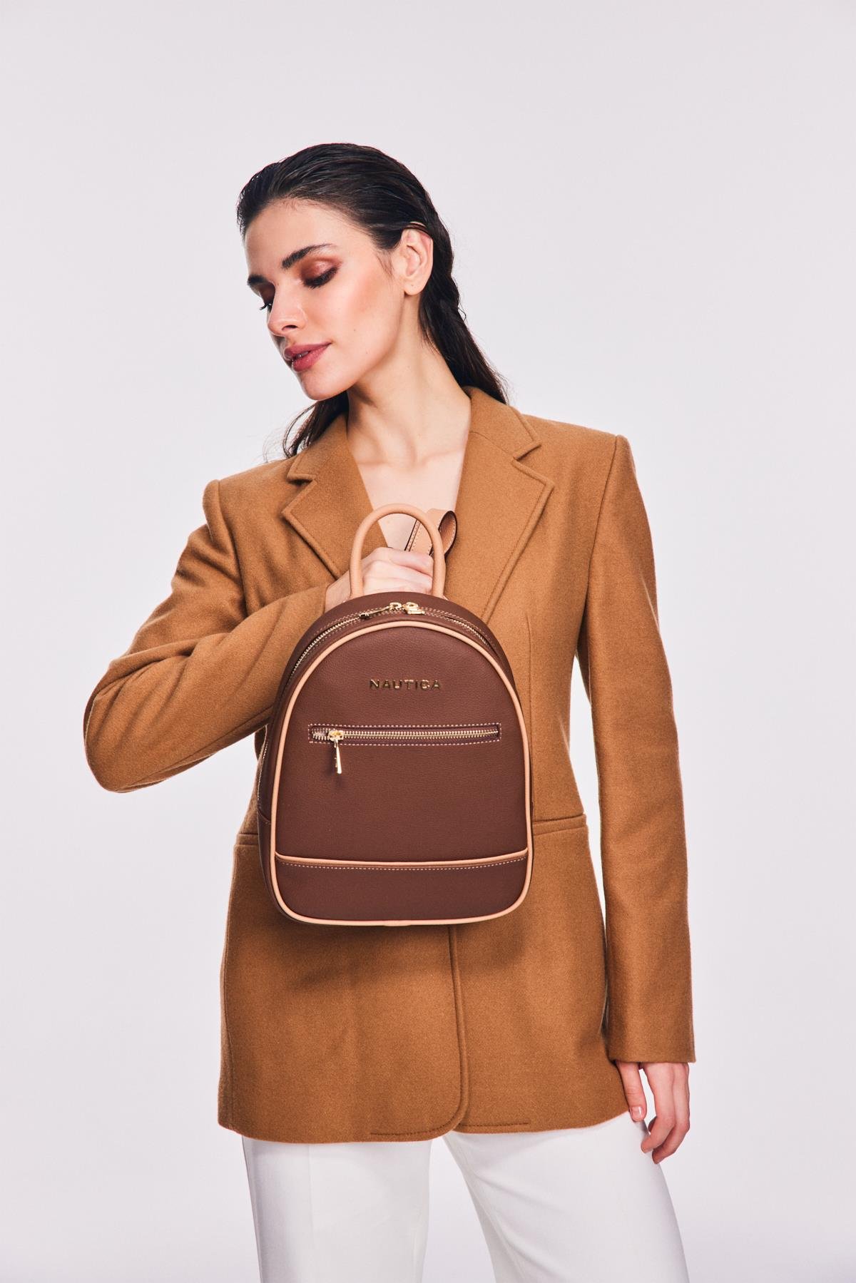 Nautica cn6501t Kadın Sırt Çantası A.Kahve Latte