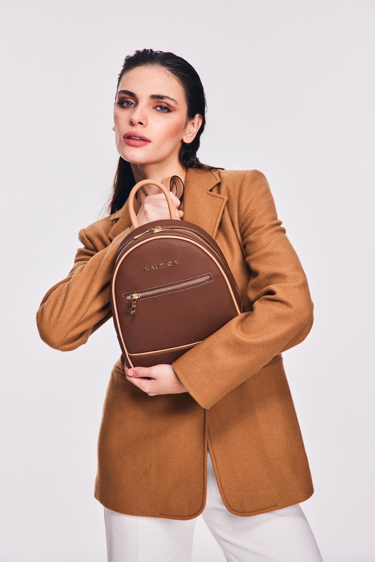 Nautica cn6501t Kadın Sırt Çantası A.Kahve Latte