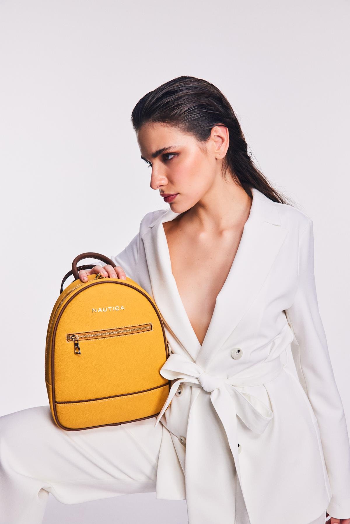 Nautica cn6501t Kadın Sırt Çantası Hardal
