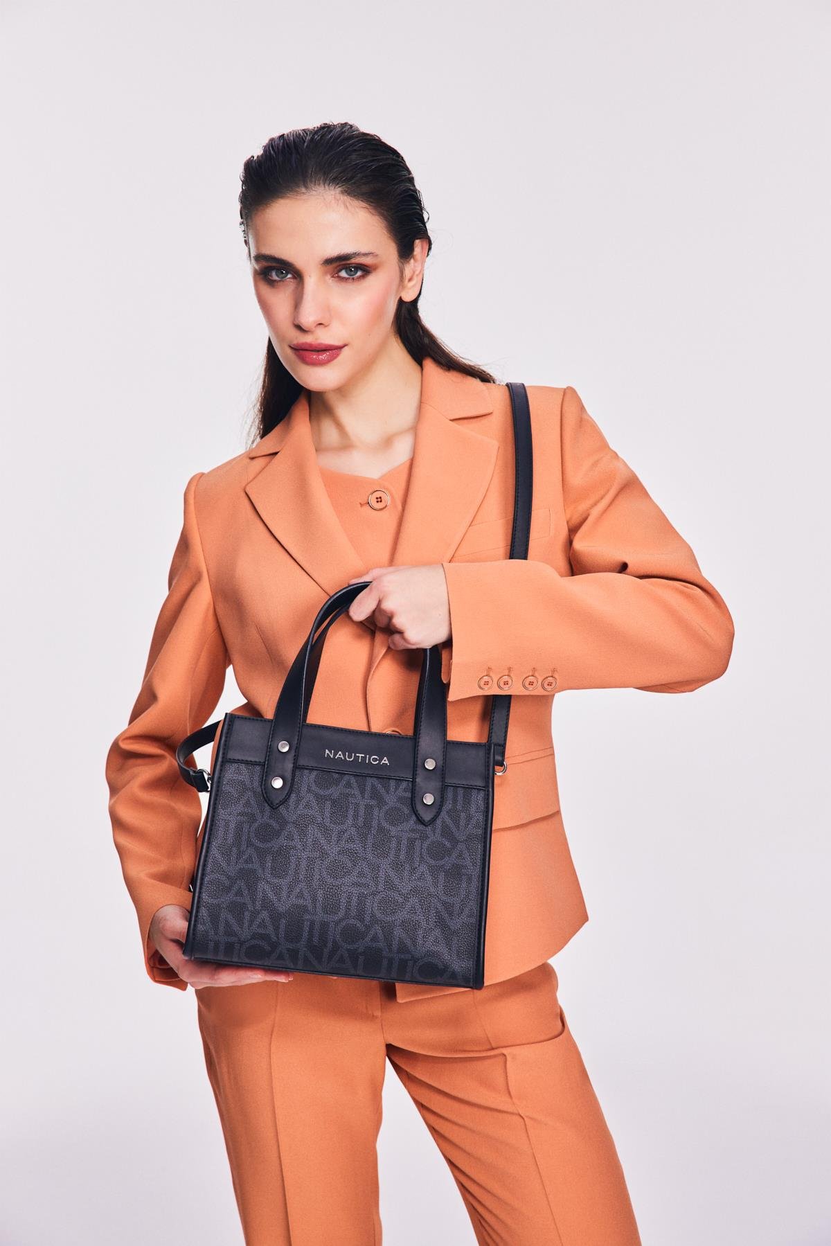 Nautica cn6561t Kadın El ve Omuz Çantası Siyah