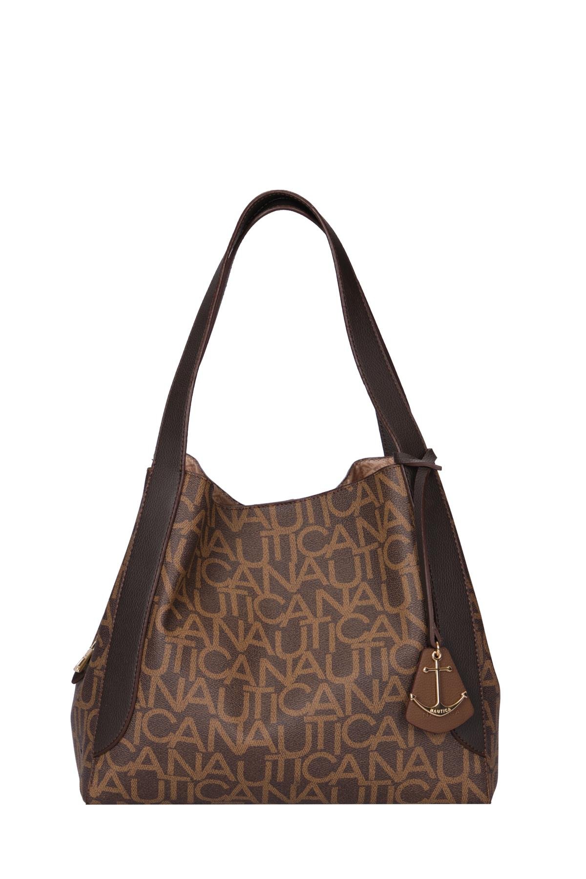 Nautica cn6562t Kadın Omuz Çantası Kahve