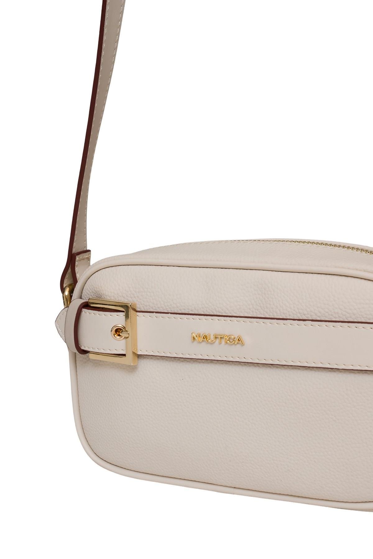 Nautica cn7102 Kadın Postacı Çantası Ekru