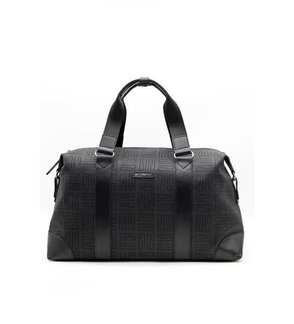 Silver&Polo 873 Seyahat Çantası Siyah Labirent 