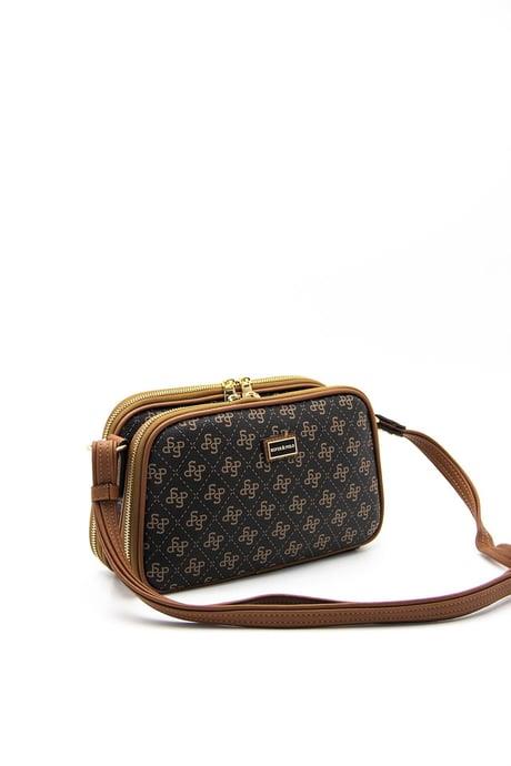 Silver&Polo 899 Kadın Çapraz Çanta Kahve Sarı / Taba