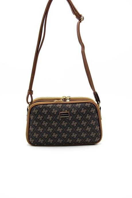 Silver&Polo 899 Kadın Çapraz Çanta Kahve Sarı / Taba