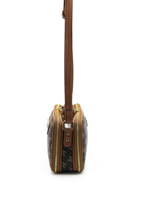 Silver&Polo 899 Kadın Çapraz Çanta Kahve Sarı / Taba