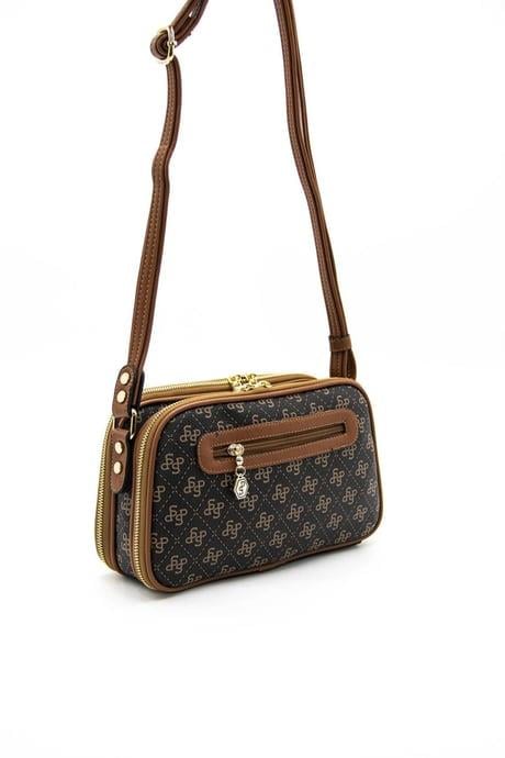 Silver&Polo 899 Kadın Çapraz Çanta Kahve Sarı / Taba