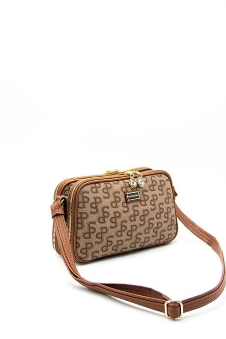 Silver&Polo 899 Kadın Çapraz Çanta Koyu Bej / Taba