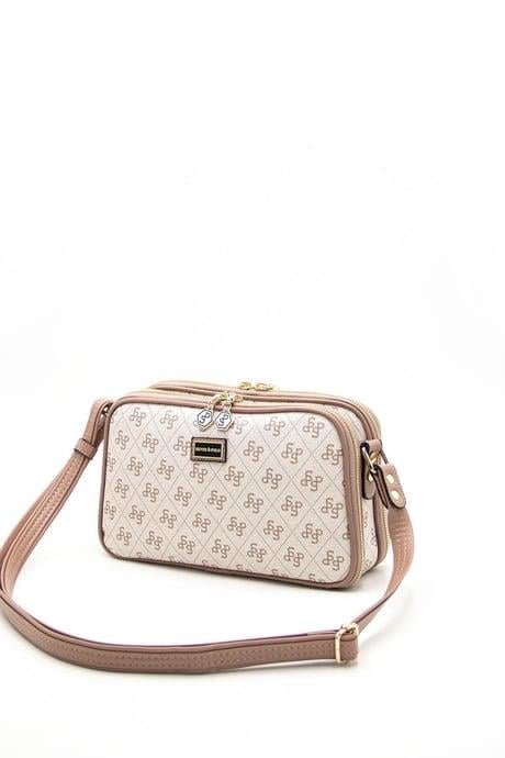 Silver&Polo 899 Kadın Çapraz Çanta Pembe / Somon