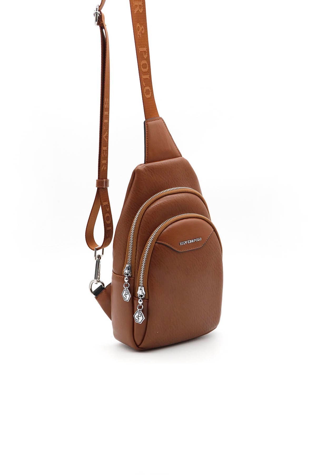 Silver&Polo 959 Kadın Freebag Taba