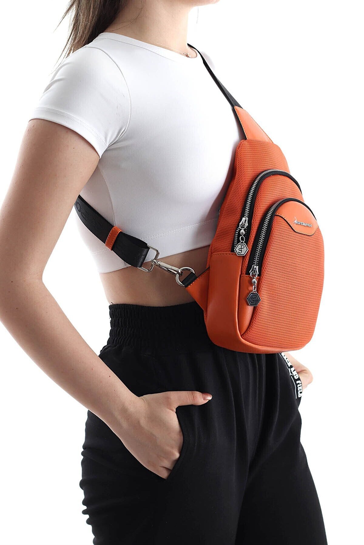 Silver&Polo 959 Kadın Freebag Turuncu