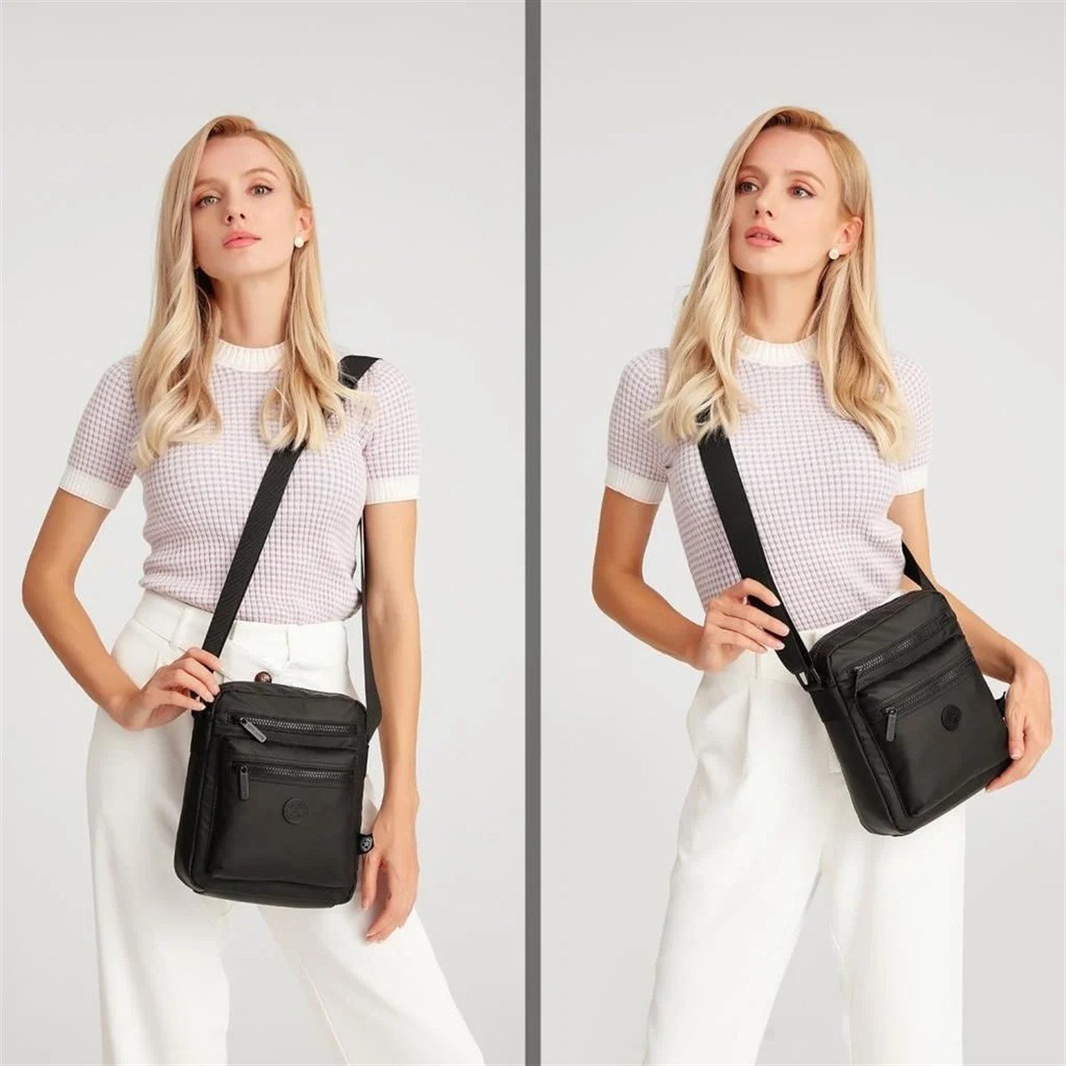 Smart Bags 8653 Smart Bags Uniseks Postacı Çantası Siyah