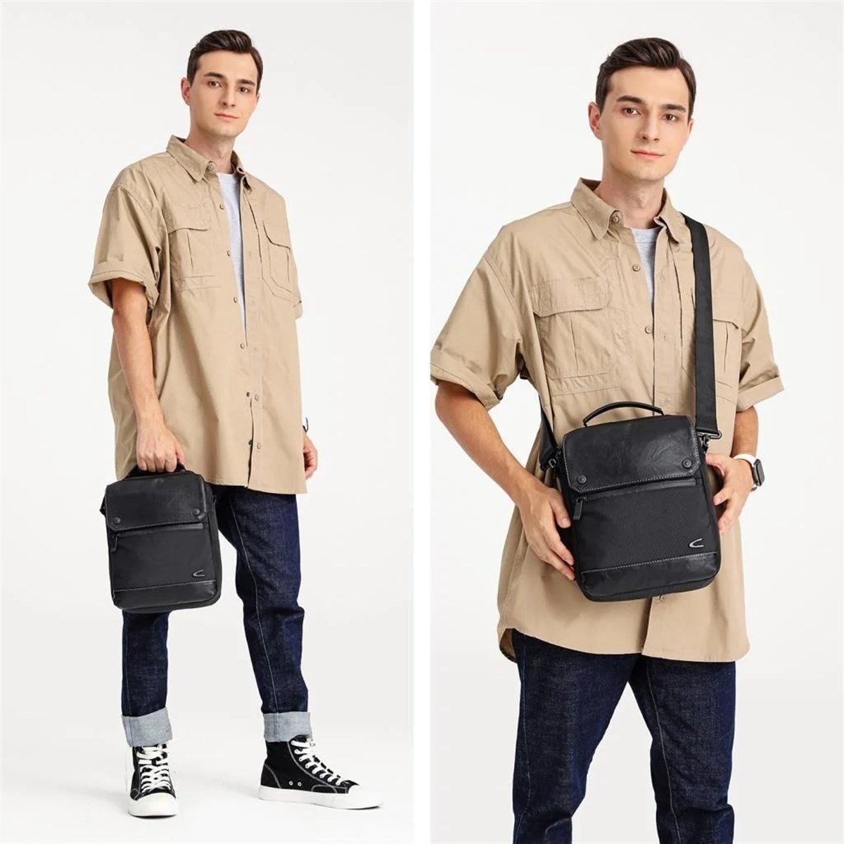 Smart Bags 8669 Erkek Postacı Çanta Siyah