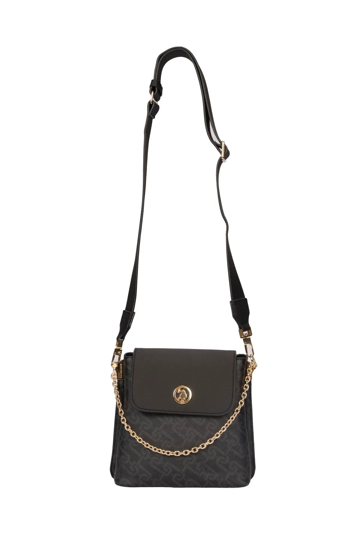 U.S Polo 23132 Kadın El ve Omuz Çantası Siyah