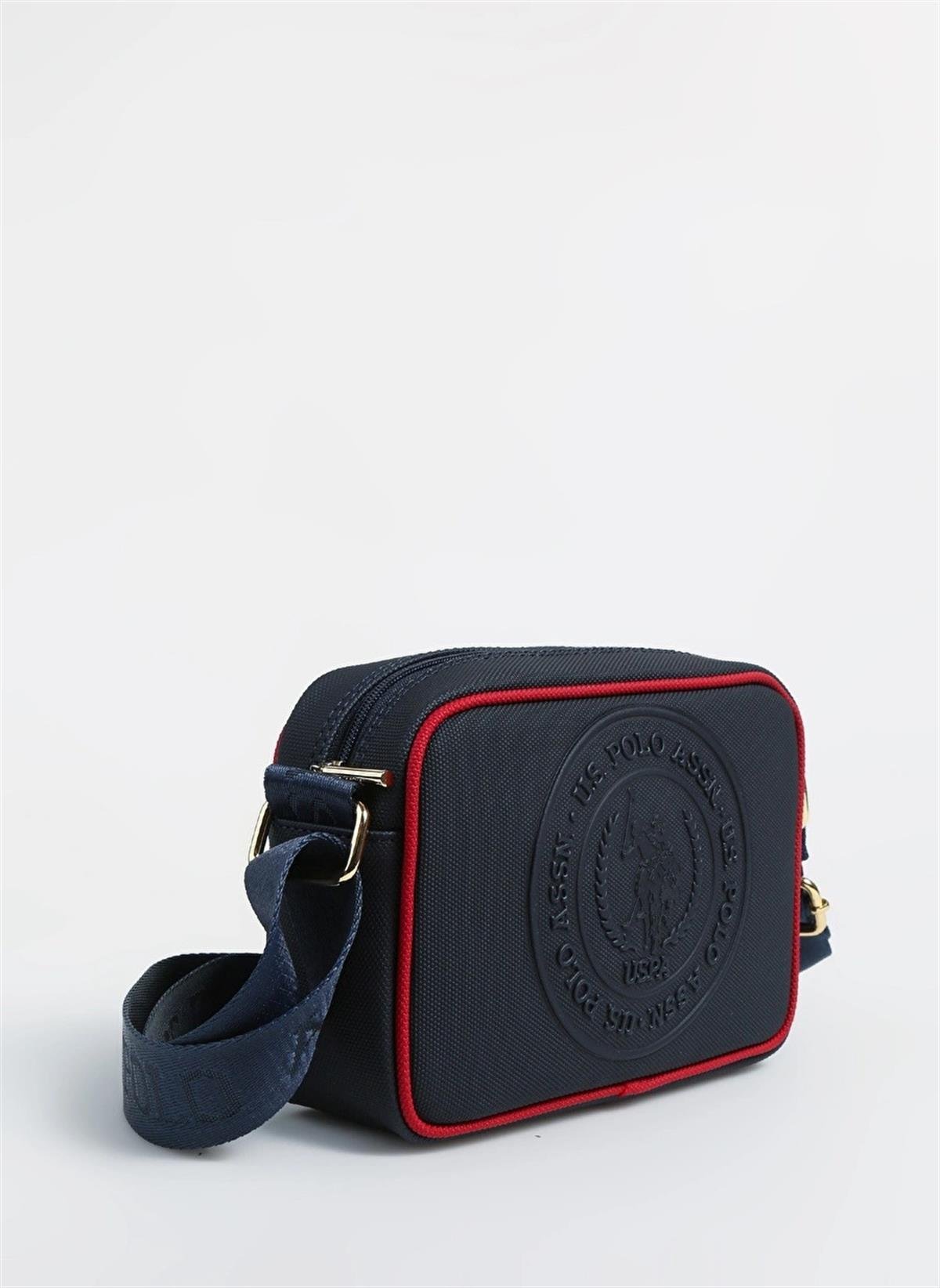 U.S Polo 23309 Kadın Çapraz Çanta Lacivert Kırmızı