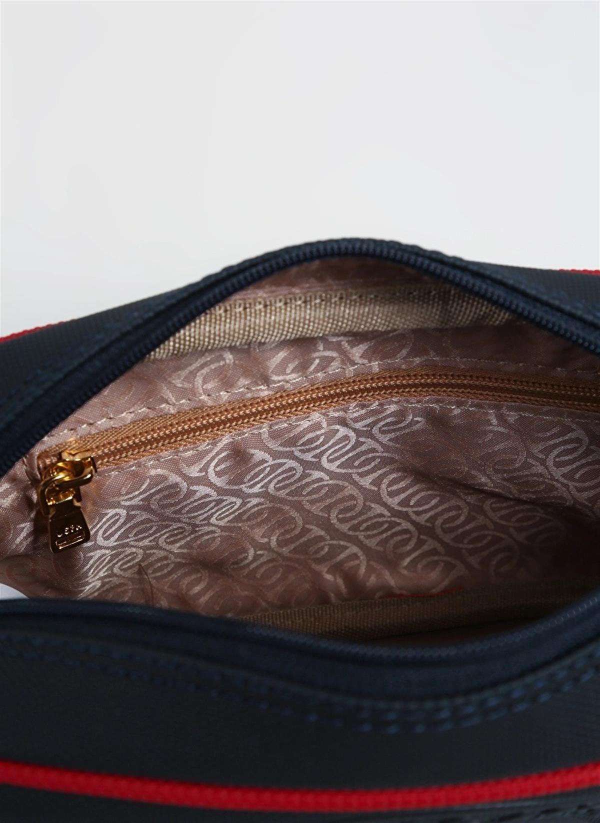 U.S Polo 23309 Kadın Çapraz Çanta Lacivert Kırmızı