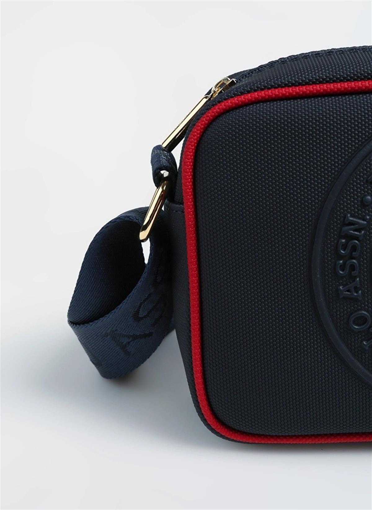 U.S Polo 23309 Kadın Çapraz Çanta Lacivert Kırmızı