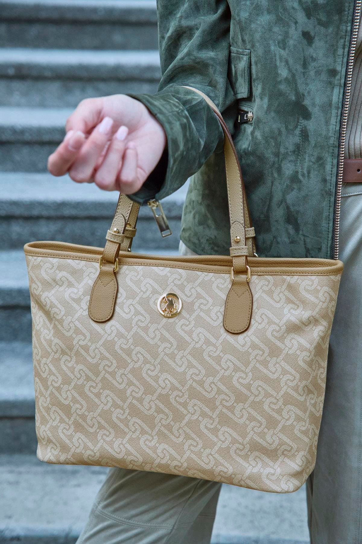 Us Polo us23520 Kadın Omuz Çantası Bej