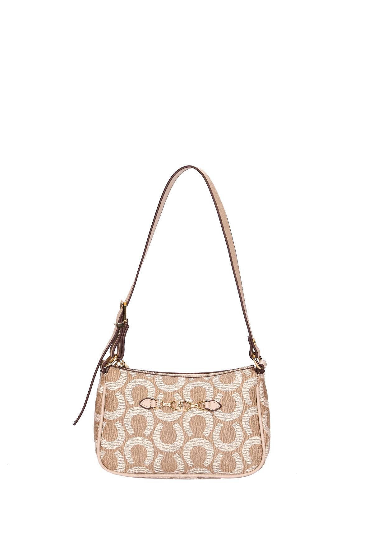 Us Polo us24195 Kadın Omuz Çantası Beyaz Gri