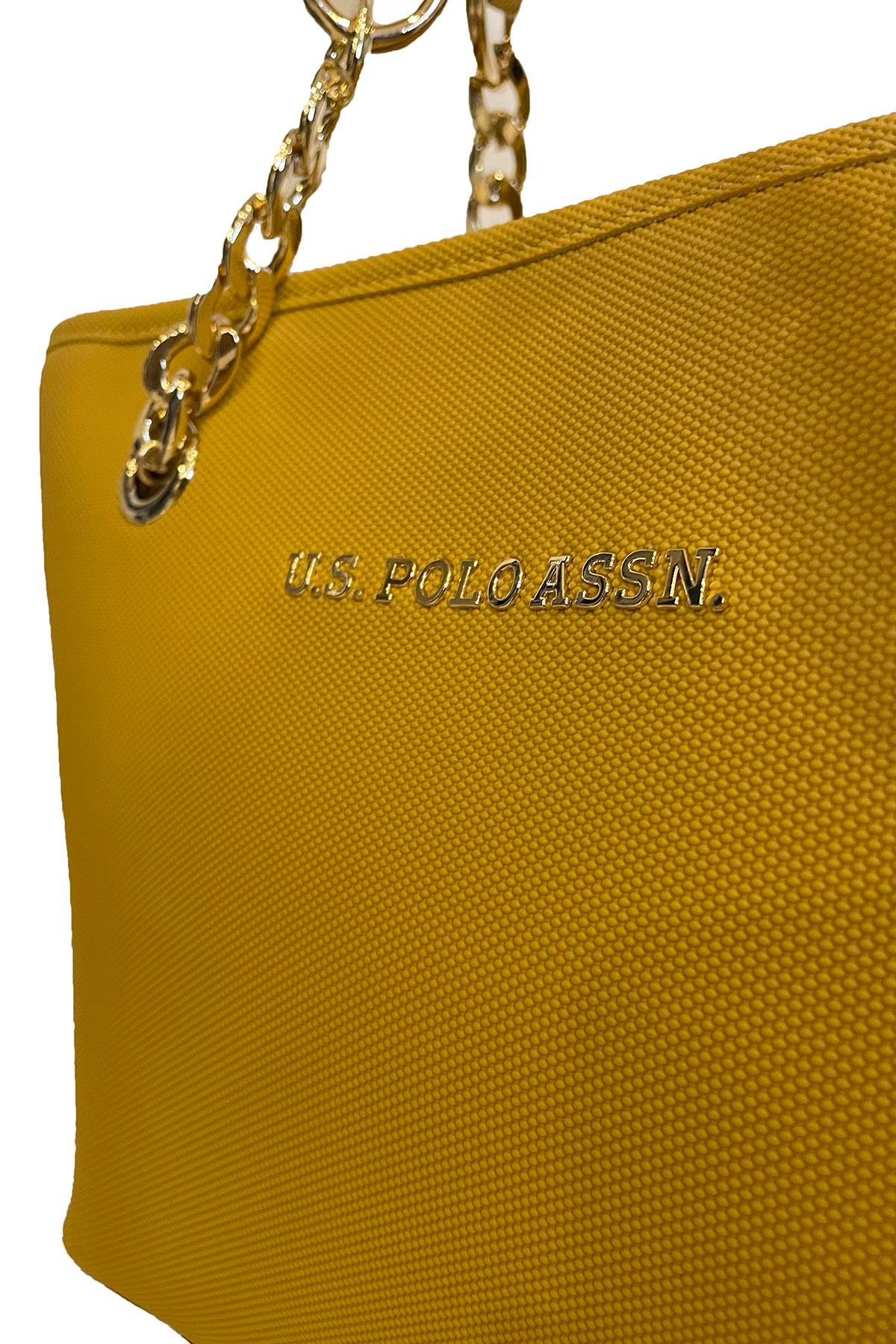Us Polo us24443 Kadın Omuz Çantası Hardal