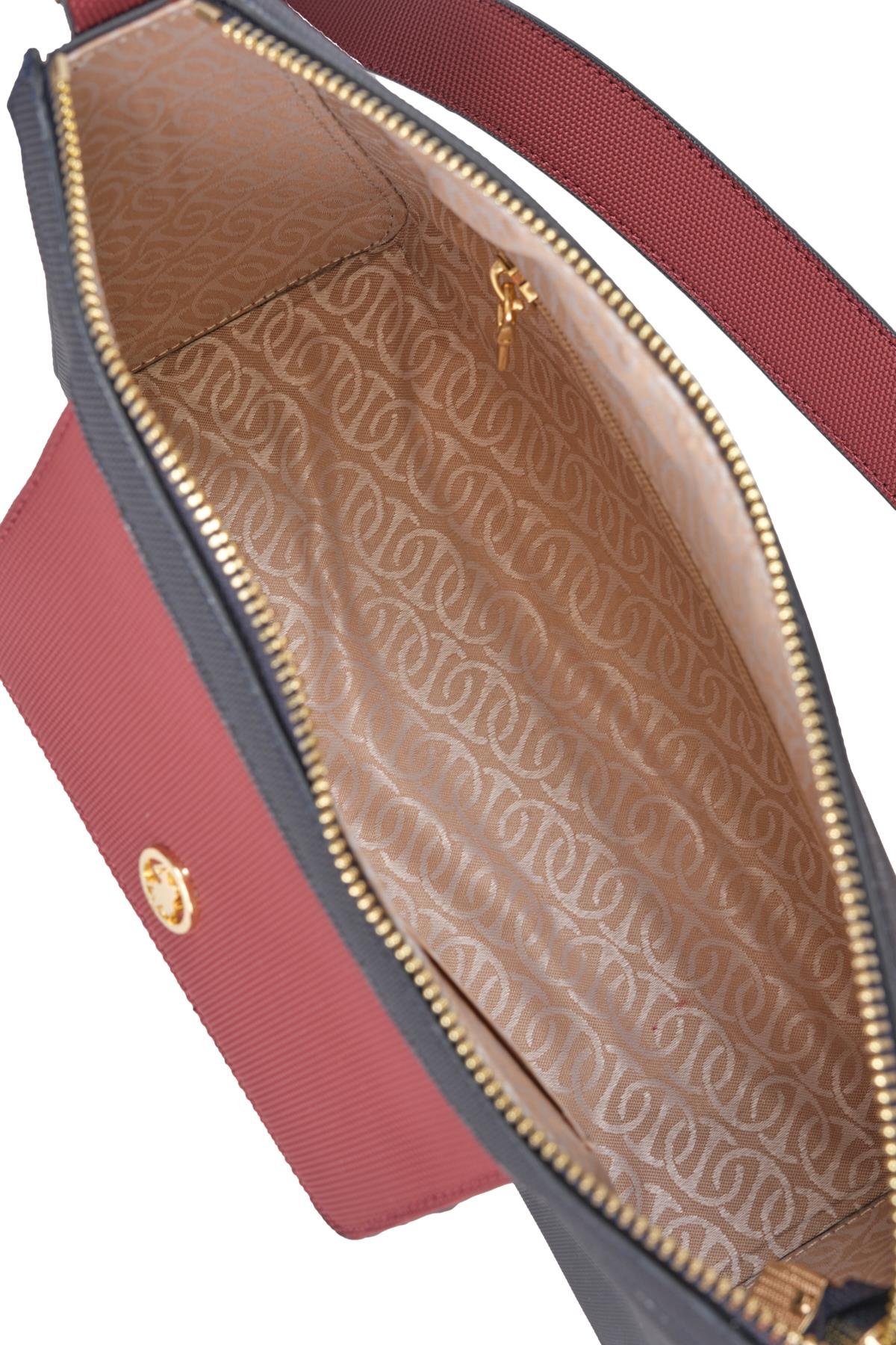 Us Polo us24709 Kadın Omuz Çantası Lacivert Bordo