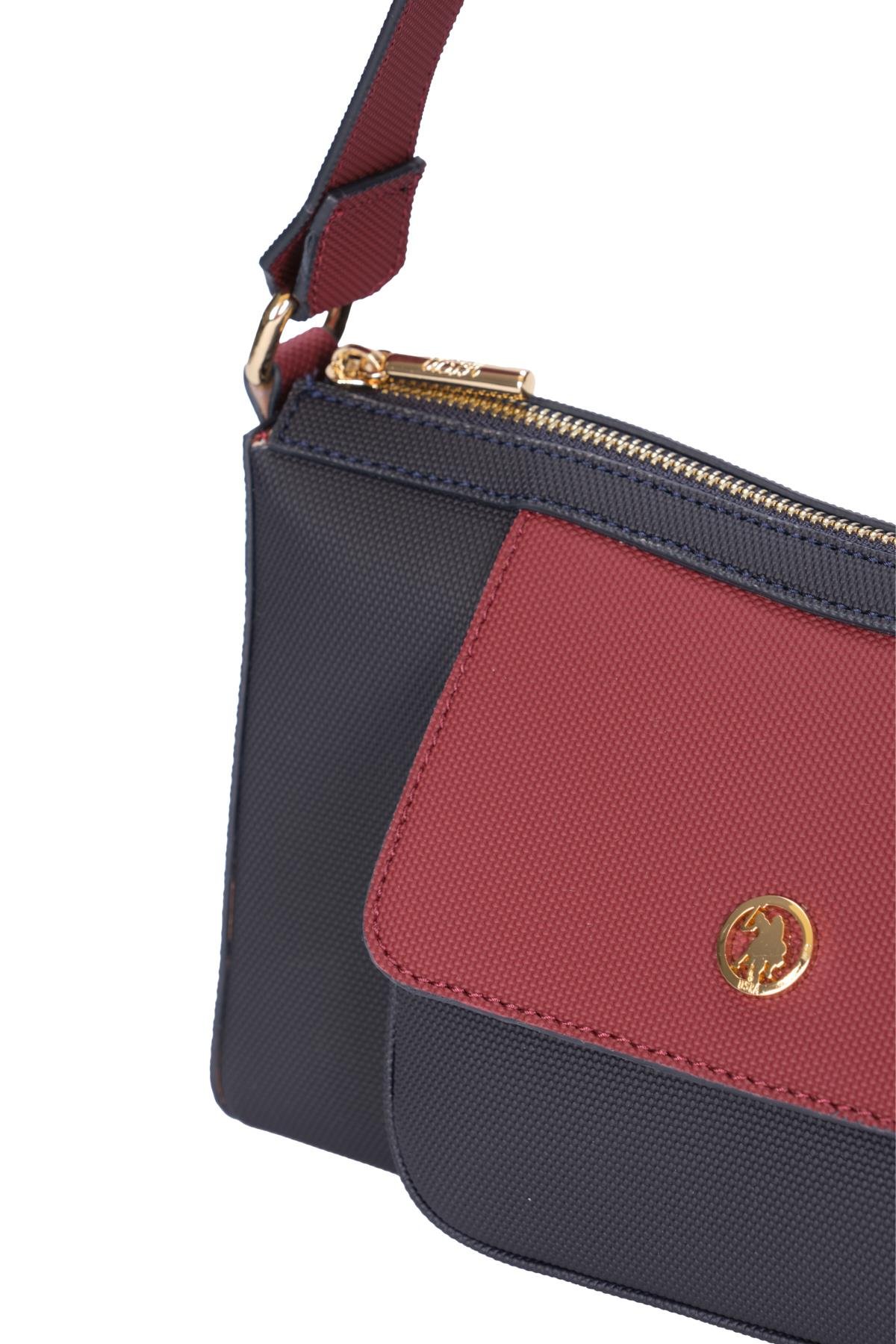 Us Polo us24709 Kadın Omuz Çantası Lacivert Bordo