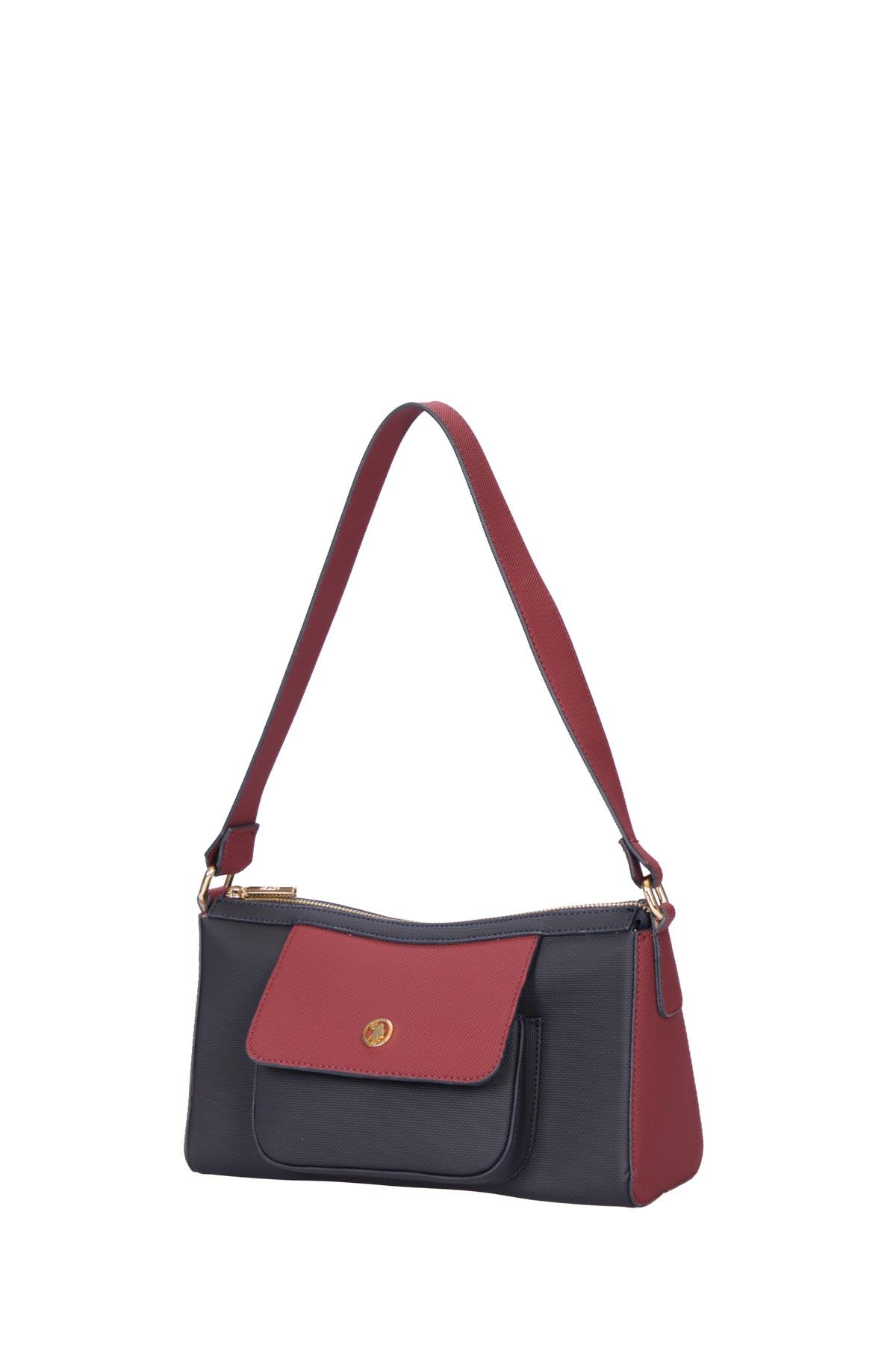 Us Polo us24709 Kadın Omuz Çantası Lacivert Bordo