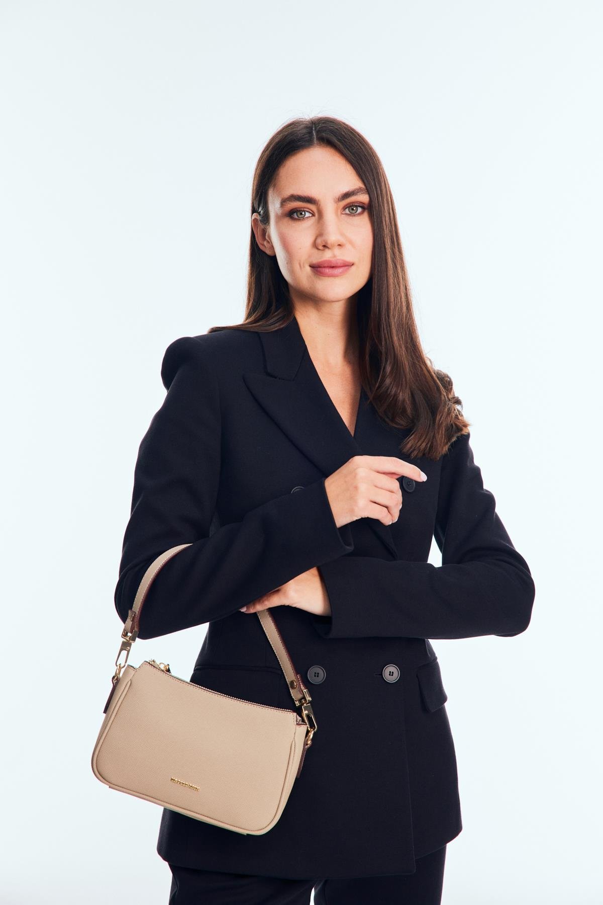 Us Polo us24715 Kadın Omuz Çantası Çakıl