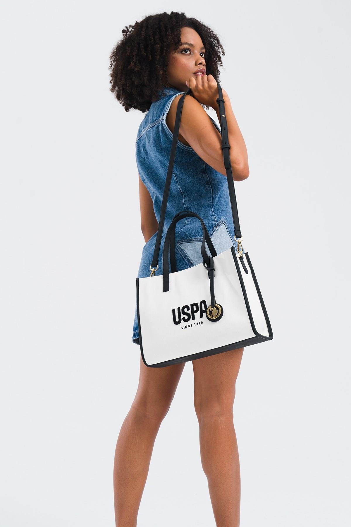 Uspolo us25311 Kadın Postacı Çantası Beyaz