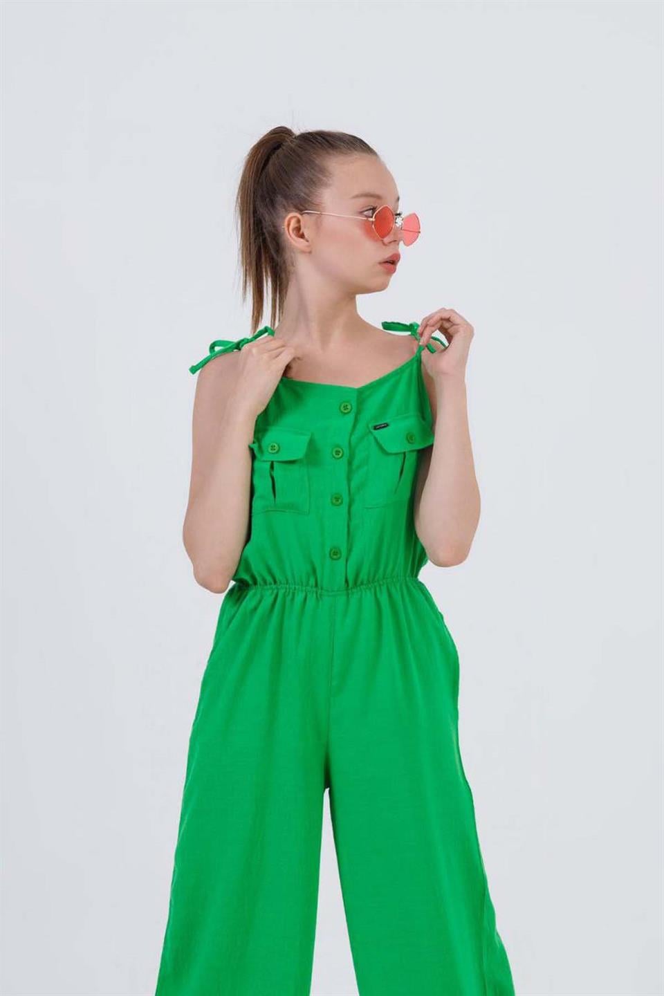 0versize Askılı Çocuk Tulum